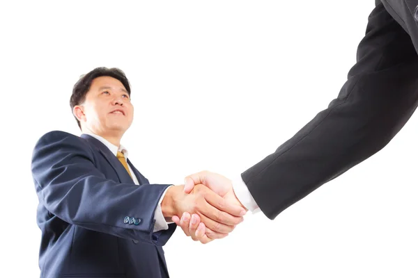 Business man shaking hands — Stock Photo, Image