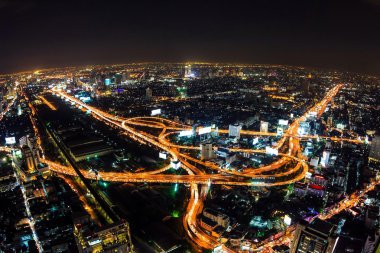 bangkok Tayland Birdseye görünümü