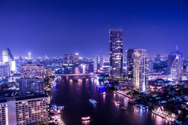 bangkok Tayland Birdseye görünümü
