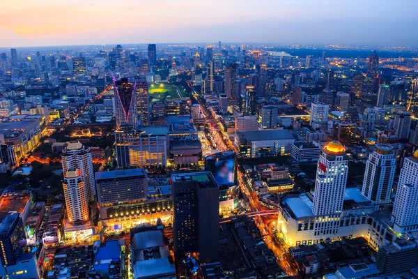 Birdseye Blick auf Bangkok thailand — Stockfoto