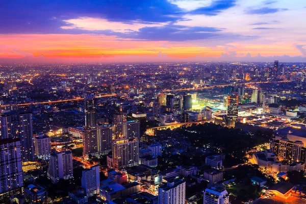 Birdseye widzenia bangkok Tajlandia — Zdjęcie stockowe