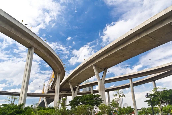 Phumiphon bridge Bangkok thailand — Stock Photo, Image