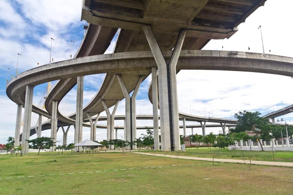 Phumiphon bridge Bangkok thailand — Stock Photo, Image