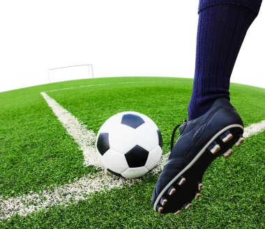 Futbol topu tekmeleme ayak