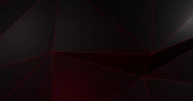 Kırmızı çizgileri olan düşük polyester siyah