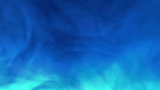 Valódi füst elmosódott kék háttér — Stock videók