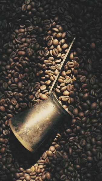 Kahve çekirdekleri üzerine hapis