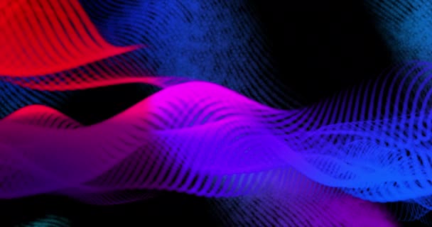 Abstract Multicolor Wavy Background — Stockvideo