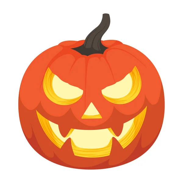 Scary Pumpkin Farmhouse Eps10 — Image vectorielle
