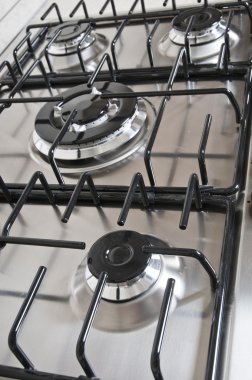 beş çember ile gaz fırın