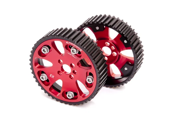 New adjustable pulleys for a camshaft — Stock Photo, Image