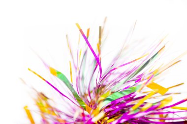 Noel ağacı tinsel makro