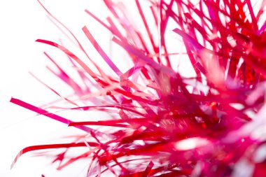 Noel ağacı tinsel makro