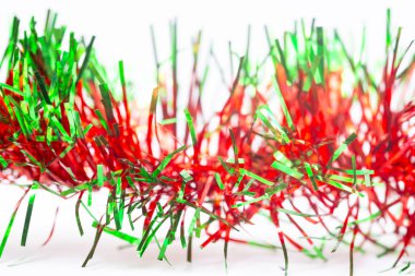 Noel ağacı tinsel makro