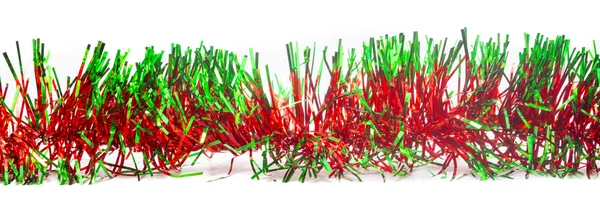 Macro of christmas-tree tinsel — Stock Photo, Image