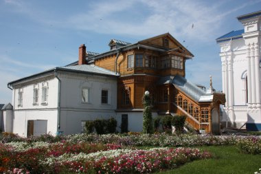 Rusya, Çuvaşistan Cumhuriyeti, tsivilsk. Tihvin Manastırı virgin. nastoyatelsky konut.