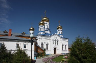 Tihvin Manastırı Virgin. Tihvin Our Lady Katedrali. Rusya, Çuvaşistan Cumhuriyeti, Tsivilsk.