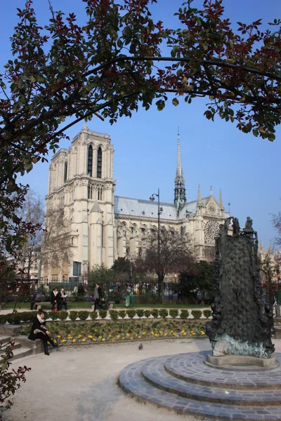 Notre Dame Kathedrale. Paris, Frankreich. — Stockfoto