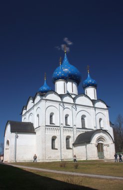 Noel suzdal kremlin Katedralde. Rusya, vladimir bölgesi, suzdal. Rusya'nın altın yüzük.