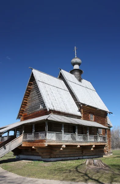 Die Nikolaikirche im Dorf Glotovo. russland, Gebiet Wladimir, suzdal. — Stockfoto