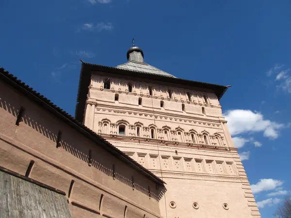 Passage Tower of the Holy Efimiev Monastery. Rusia, Vladimir region, Suzdal . — Foto de Stock