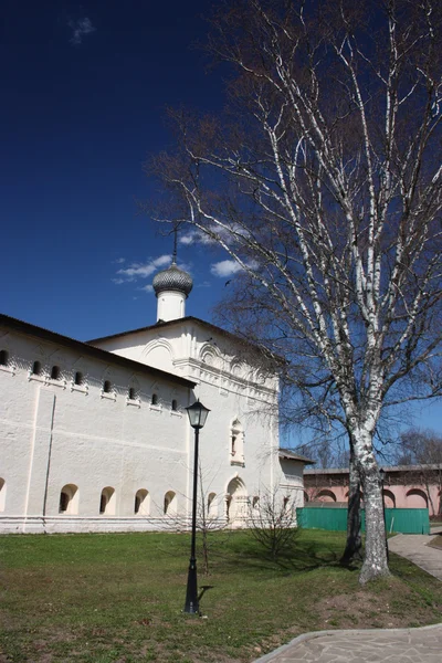 Kościół Świętego Mikołaja z szpitalnych w klasztorze Świętego efimiev. Rosja, vladimir region, suzdal — Zdjęcie stockowe