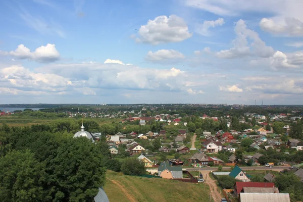 Ρωσία, Περιφέρεια Γιαροσλάβλ, pereslavl. Πανόραμα της πόλης. χρυσός δακτύλιος της Ρωσίας — Φωτογραφία Αρχείου