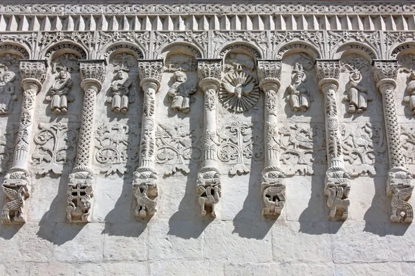 Fragmento de decoración Catedral de Demetrio. Vladimir, Rusia — Foto de Stock