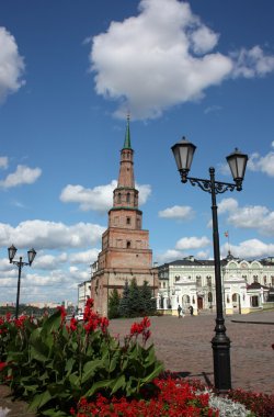 kazan Kremlin suyumbike kulesi. Rusya, Tataristan Cumhuriyeti