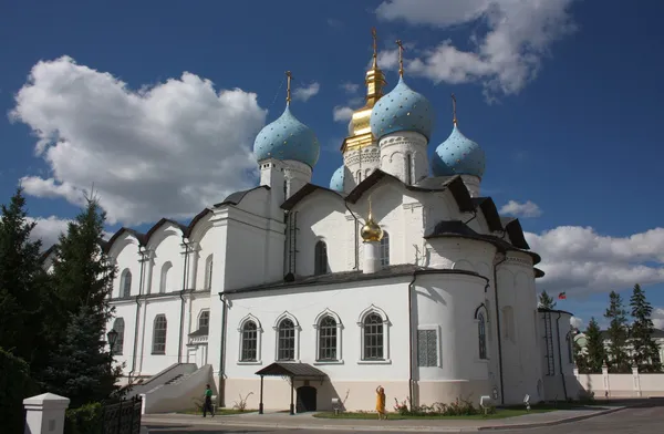 Annunciation Cathedral, a Kazan Kremlin. Oroszország — Stock Fotó