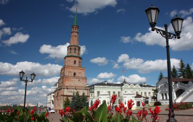kazan Kremlin suyumbike kulesi. Rusya, Tataristan Cumhuriyeti