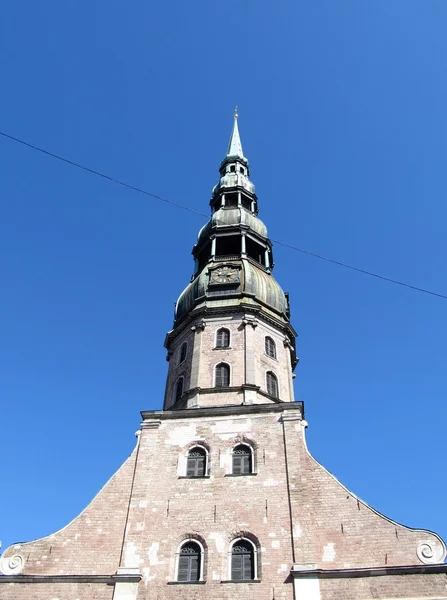 Kostel svatého Petra. Riga, Lotyšsko — Stock fotografie