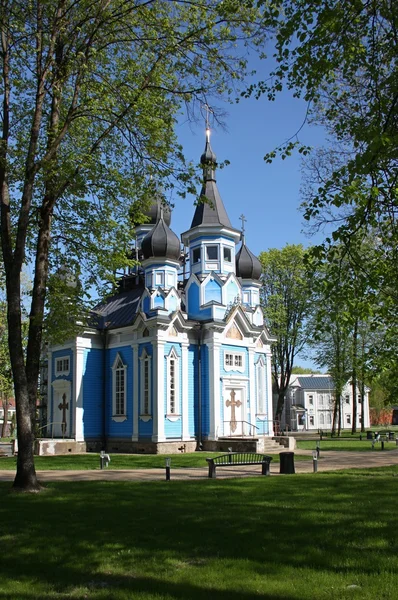 Εκκλησία της μητέρας του Θεού εικονίδιο. Druskininkai, Λιθουανία — Φωτογραφία Αρχείου
