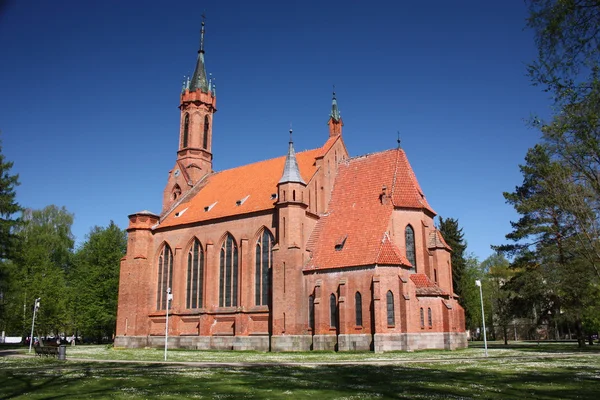 Igreja da Bem-aventurada Virgem Maria. Druskininkai, Lituânia — Fotografia de Stock