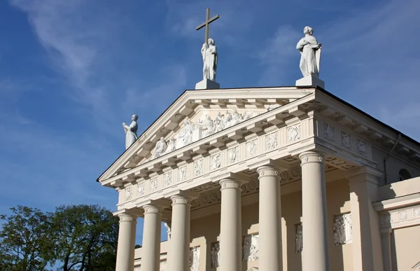 Fragment van st. stanislaus kathedraal in vilnius, Litouwen — Stockfoto