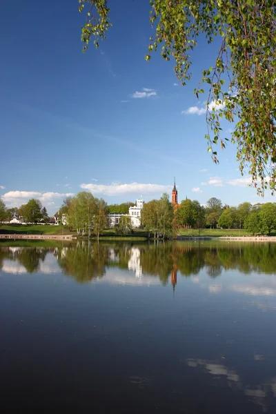 Lake druskonis in druskininkai, Litouwen — Stockfoto