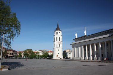 çan kulesi ve St stanislaus Katedrali. vilnius, Litvanya