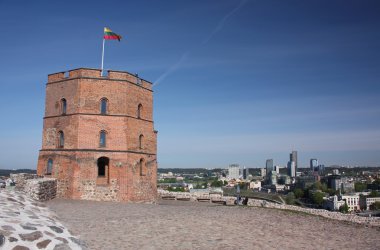 Gediminas kule castle Hill Vilnius, Litvanya