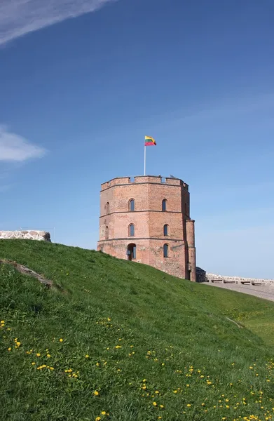 Torre Gediminas em Castle Hill em Vilnius, Lituânia — Fotografia de Stock