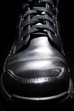 Siyah erkek ayakkabı