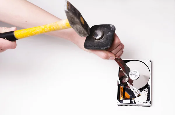 De enige manier om te herstellen van de harde schijf — Stockfoto