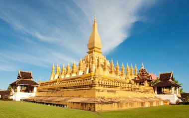 PHA o luang anıt, vientiane, laos.
