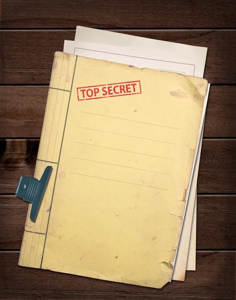 File top secret . — Foto Stock