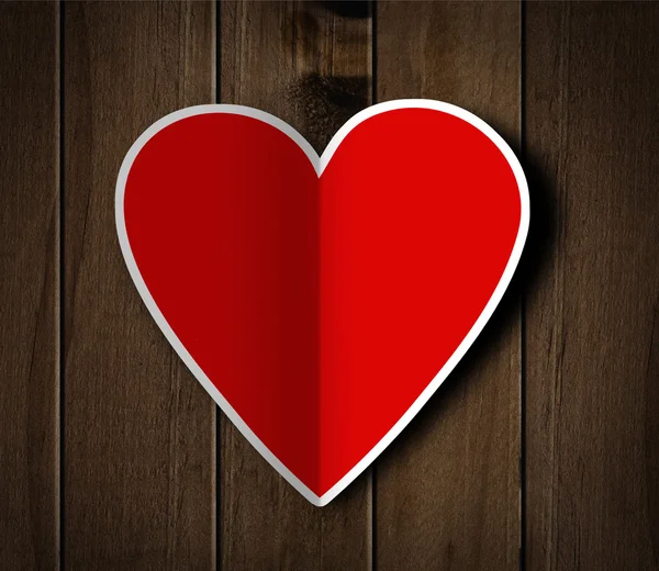 Alla hjärtans dag hjärtat. — Stockfoto