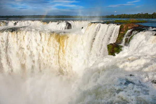 Iguazu falls.view uit de Argentijnse kant. — Stockfoto