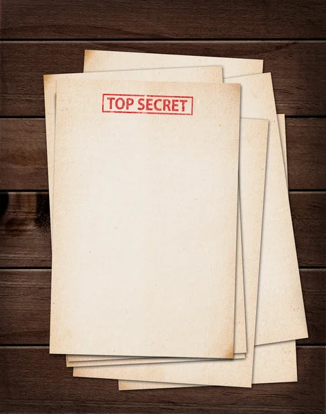 File top secret . — Foto Stock