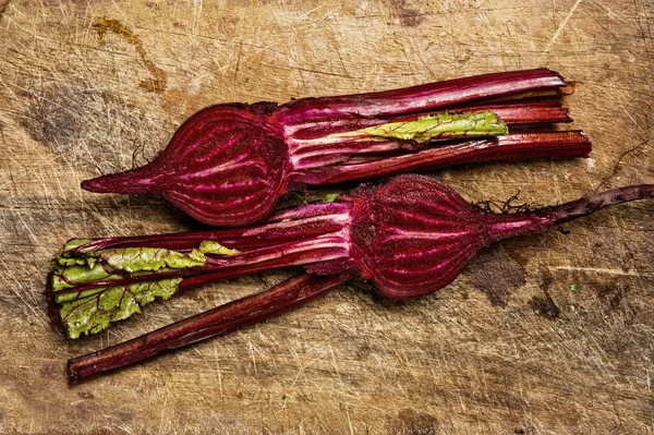 Čerstvé Červené Chilli Papričky Dřevěném Pozadí — Stock fotografie