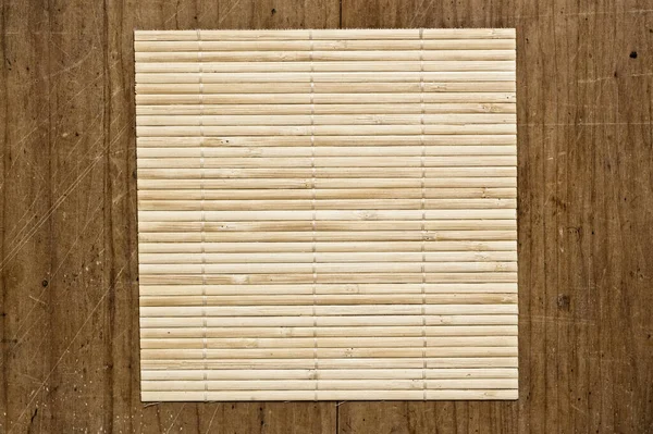 Bamboo Mat Background Close Shot — Stock Photo, Image