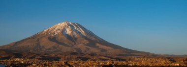 Misti volcano and a view of the city of Arequipa