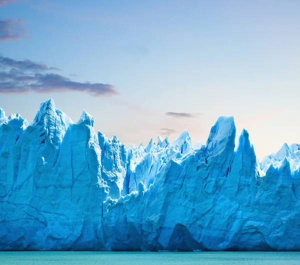 Geleira Perito Moreno Patagônia Argentina Espaço Cópia — Fotografia de Stock